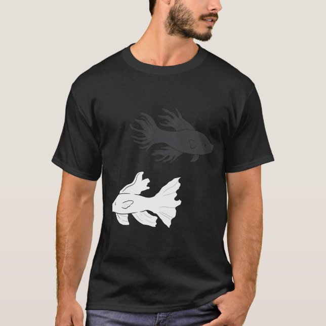 Geto and Gojo Fish T-Shirt (Front)