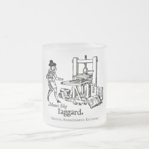 Gettin' Frisket (mug) Frosted Glass Coffee Mug