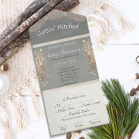 Gettin' Hitched Ribbon & Lace - Sage