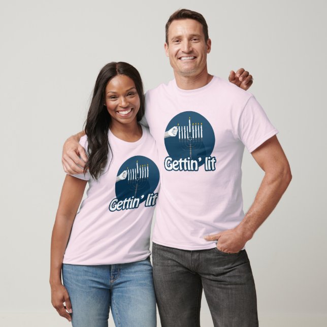 GETTIN LIT HANUKKAH T-Shirt (Unisex)