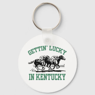 Gettin' Lucky in Kentucky Key Ring