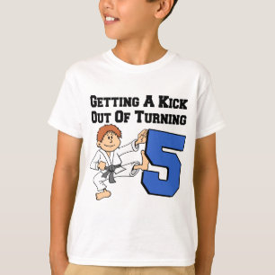 Getting A Kick Out Of 5 Karate Theme T-Shirt