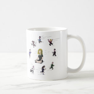Getting anywhere running around? coffee mug