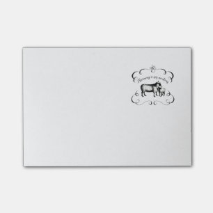 Getting Back to Our Sheep - Funny French Farm Post-it Notes