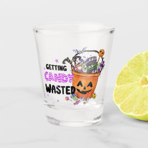 Getting Candy Wasted – Jack-o'-Lantern Basket Shot Glass