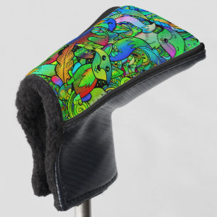Getting Foxy Green Golf Head Cover