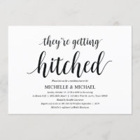 Getting hitched Bridal shower Invitation cards