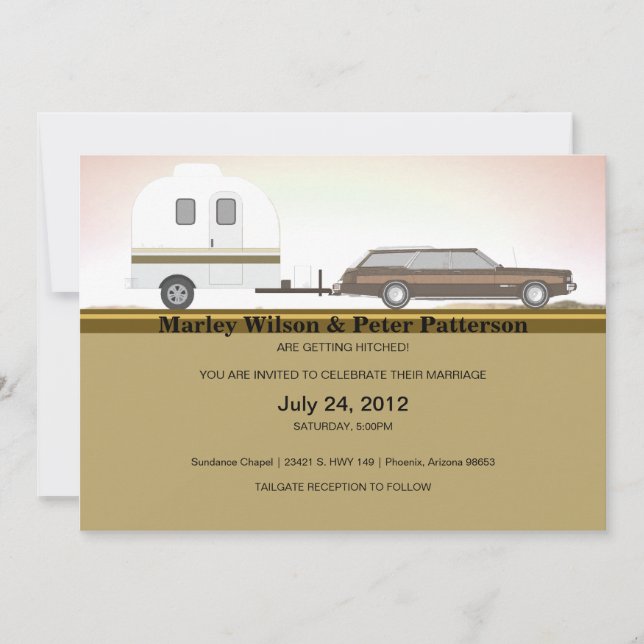 Getting hitched! invitation (Front)