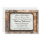 Getting Hitched Rustic Wood Wedding Invitations