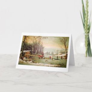 Getting Ice Greeting Card