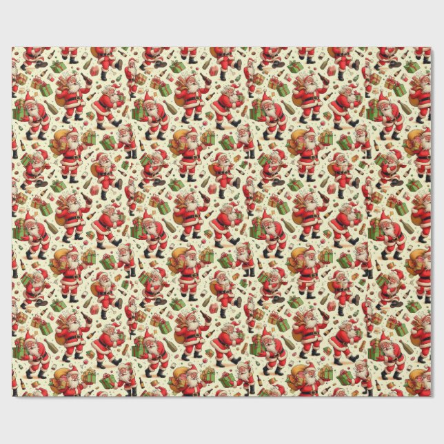 Getting into The Holiday Spirit Wrapping Paper (Flat)