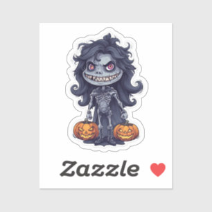 Getting Into the Spooky Spirit Sticker – Cute