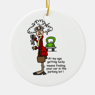 Getting Lucky Humour Ceramic Tree Decoration