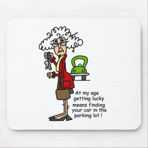 Getting Lucky Humour Mouse Mat