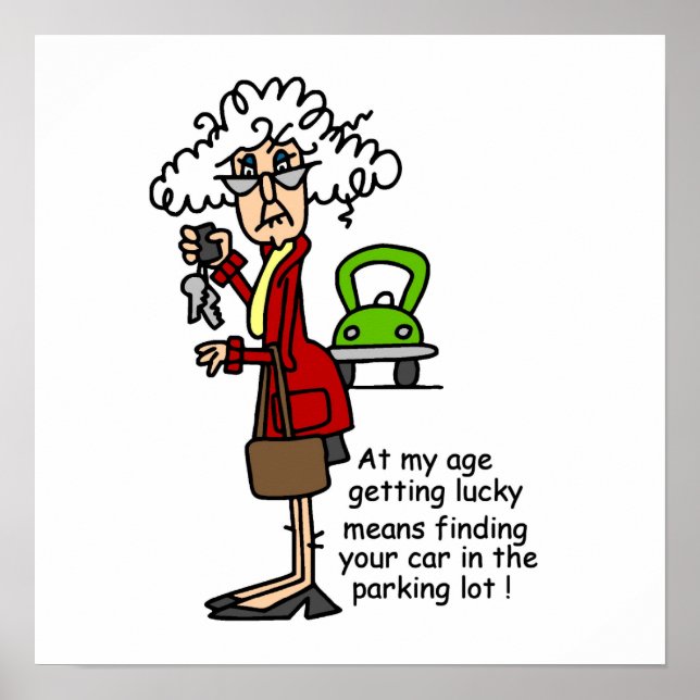 Getting Lucky Humour Poster (Front)