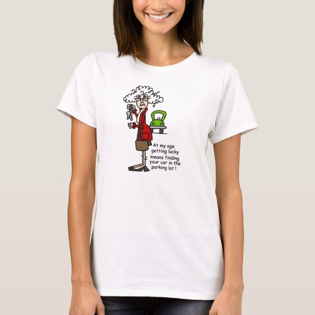 Getting Lucky Humour T-Shirt (Front)