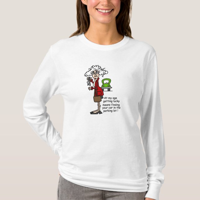 Getting Lucky Humour T-Shirt (Front)