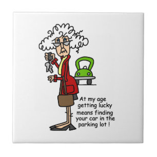 Getting Lucky Humour Tile