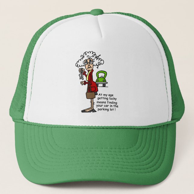 Getting Lucky Humour Trucker Hat (Front)