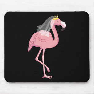 Getting Married Bride And Groom Animal Beach Birds Mouse Mat
