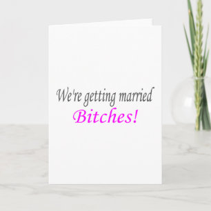 Getting Married Card