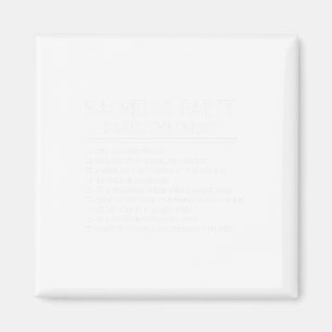 Getting Married Groom Funny Bachelor Checklist Par Magnet