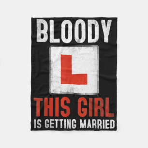 Getting Married Proposal Idea For Fiancée & Wo Fleece Blanket