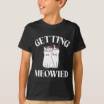 Getting Meowied Bride  T-Shirt<br><div class="desc">Getting Meowied Bride</div>