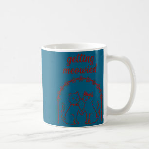 Getting meowied cat wedding bride groom funny coffee mug