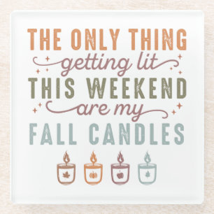 Getting My Fall Candles Glass Coaster
