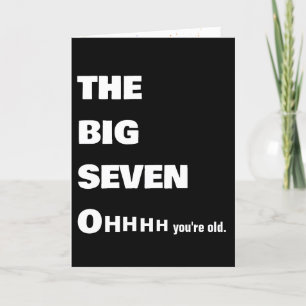 Getting Old 70th Birthday Humour  Card