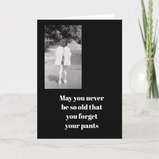 Getting Old Birthday card