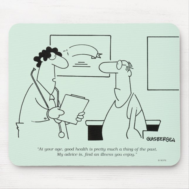 Getting Older Mouse Mat (Front)