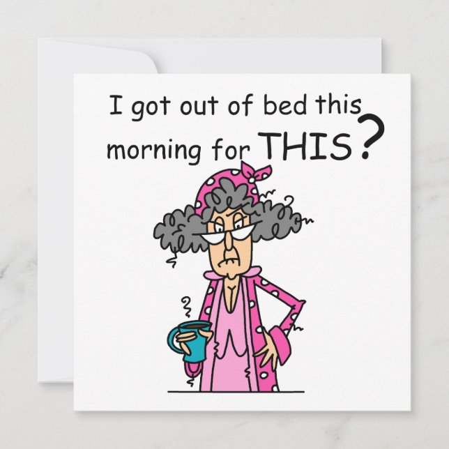 Getting Out of Bed Humour (Front)