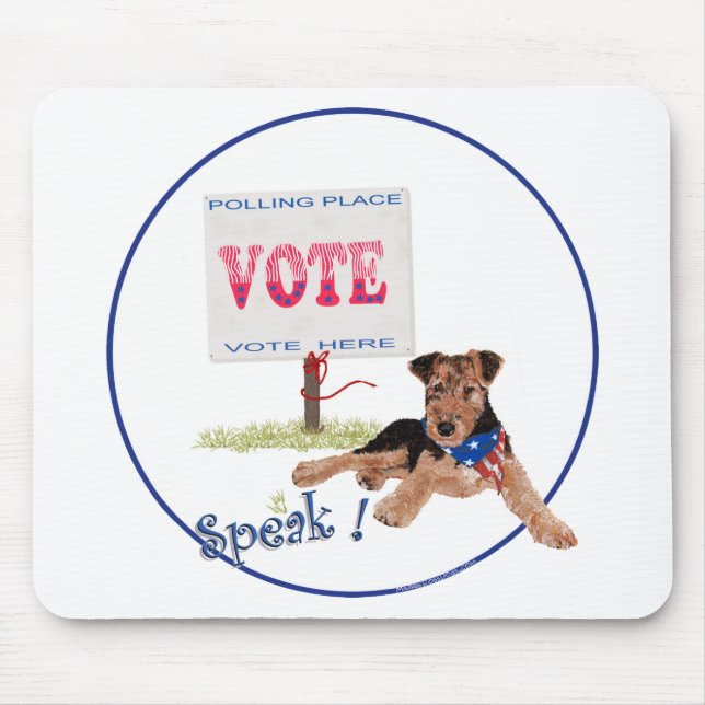 Getting out the VOTE Mouse Mat (Front)