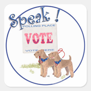 Getting out the VOTE Square Sticker