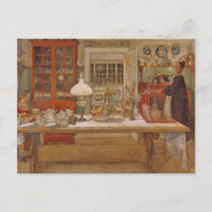 Getting Ready for a Game Postcard