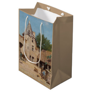 Getting Ready for the Hunt (Mediaeval Scene) Medium Gift Bag