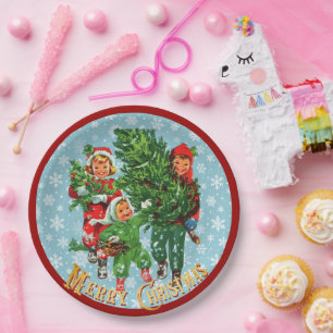 Getting The Christmas Tree Paper Plate