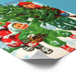 Getting The Christmas Tree Poster