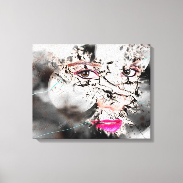 GETTING THROUGH CREATIVE ART CANVAS PRINT (Front)