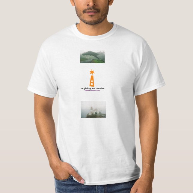 Getting to Pt. Reyes Lighthouse T-Shirt (Front)