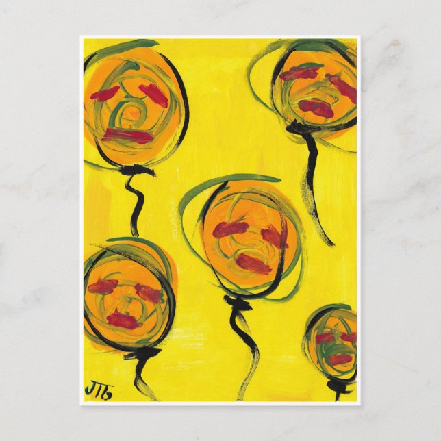 "Getting To The Top" Postcard (Front)