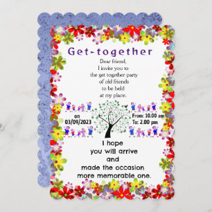 Getting together invitation