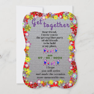 Getting together invitation
