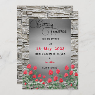 Getting together invitation