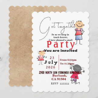Getting together Invitation