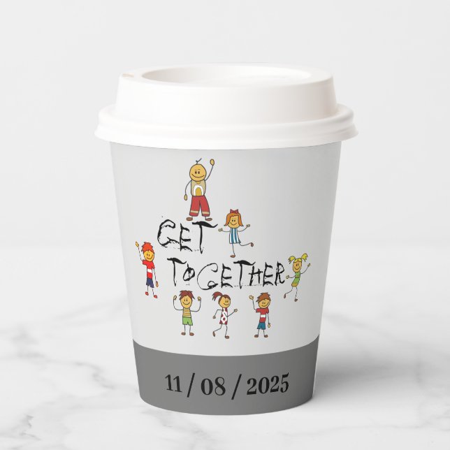 Gettogether  paper cups (Back)