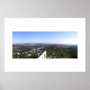 Getty Centre View of Los Angeles Poster