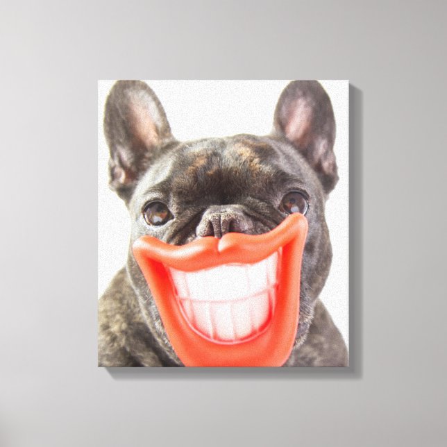 Getty Images | A Smiling Dog Canvas Print (Front)